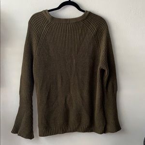Moss green sweater